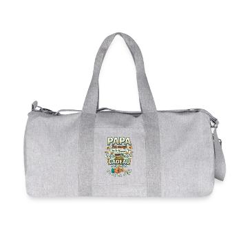 Meilleur Cadeau Papa C'est Moi Humour - Sac de sport en toile recyclée Stanley/Stella - gris chiné - Devant