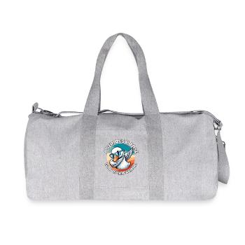 Drôles de proverbes de l’oie - Sac de sport en toile recyclée Stanley/Stella - gris chiné - Devant