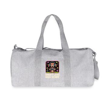 Short Legs High Score - Recycelte Canvas-Sporttasche von Stanley/Stella - Grau meliert - Vorne