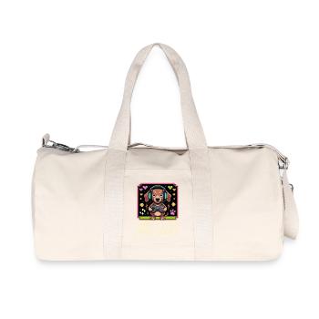 Short Legs High Score - Recycled Canvas Sports Bag by Stanley/Stella - natural - Front