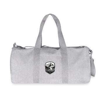 Alpenstraßen Berge & Straßen - Recycelte Canvas-Sporttasche von Stanley/Stella - Grau meliert - Vorne