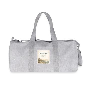 Riviera Social Club Monte Carlo 1962 Vintage - Recycled Canvas Sports Bag by Stanley/Stella - heather grey - Front