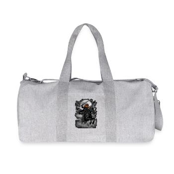 Cavalier de Hesse Cavalier de Hesse Halloween Par - Sac de sport en toile recyclée Stanley/Stella - gris chiné - Devant