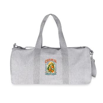 Andalucia Costa del Sol Design - Recycled Canvas Sports Bag by Stanley/Stella - heather grey - Front