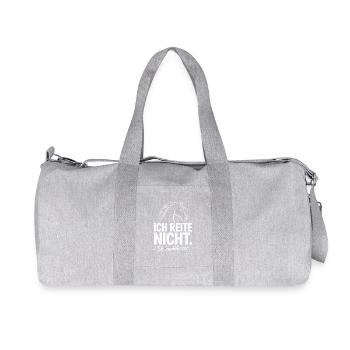 Ich Reite Nicht Ich Bezahle Nur Pferd Reiter - Recycelte Canvas-Sporttasche von Stanley/Stella - Grau meliert - Vorne