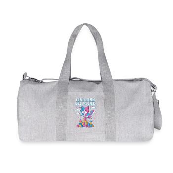 All My Troubles Are Soap Bubbles - Recycelte Canvas-Sporttasche von Stanley/Stella - Grau meliert - Vorne