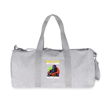 Jeu de Skeleton Gaming Halloween - Sac de sport en toile recyclée Stanley/Stella - gris chiné - Devant