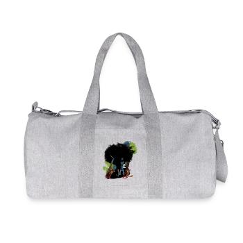 Jazz - Recycelte Canvas-Sporttasche von Stanley/Stella - Grau meliert - Vorne