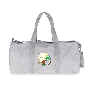 Coconut ice cream ice cream ice cream ice cream ball ice cream - Recycled Canvas Sports Bag by Stanley/Stella - heather grey - Front