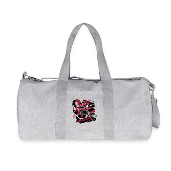 Musique - Sac de sport en toile recyclée Stanley/Stella - gris chiné - Devant
