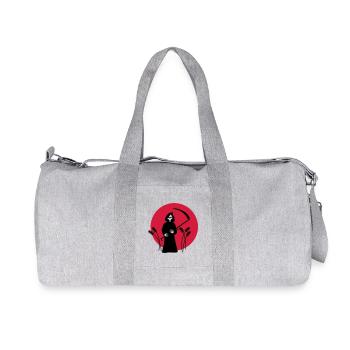 sensemann skelett mähen sense - Recycelte Canvas-Sporttasche von Stanley/Stella - Grau meliert - Vorne