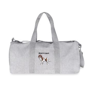 Süßer Münsterländer - Recycelte Canvas-Sporttasche von Stanley/Stella - Grau meliert - Vorne