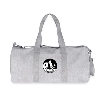 Yin und Yang - Recycelte Canvas-Sporttasche von Stanley/Stella - Grau meliert - Vorne