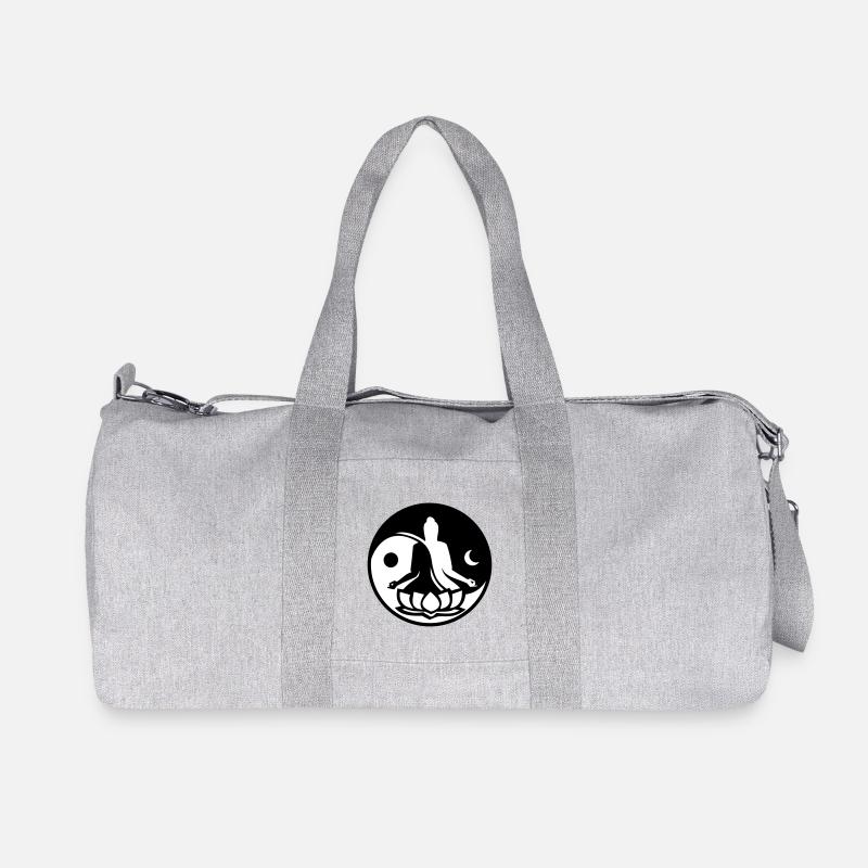 Yin et Yang - Sac de sport en toile recyclée Stanley/Stella - gris chiné