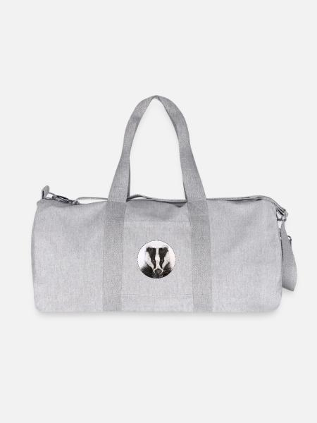 Badger /Badger - Recycled Canvas Sports Bag by Stanley/Stella - heather grey