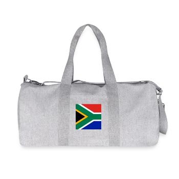 Drapeau de l’Afrique du Sud - Sac de sport en toile recyclée Stanley/Stella - gris chiné - Devant