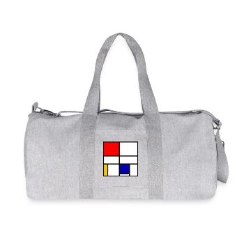 Mondrian 3 - Recycled Canvas Sports Bag by Stanley/Stella - heather grey - Front