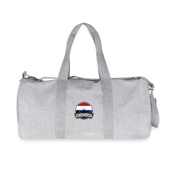 Eindhoven Netherlands Skyline Travel Souvenir Dutc - Recycled Canvas Sports Bag by Stanley/Stella - heather grey - Front
