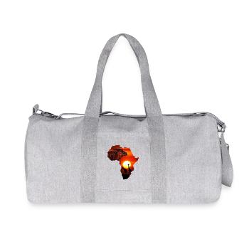 Africa safari continent - Recycled Canvas Sports Bag by Stanley/Stella - heather grey - Front
