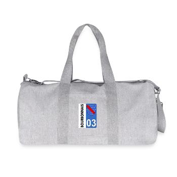 Bourbonnais - Recycled Canvas Sports Bag by Stanley/Stella - heather grey - Front