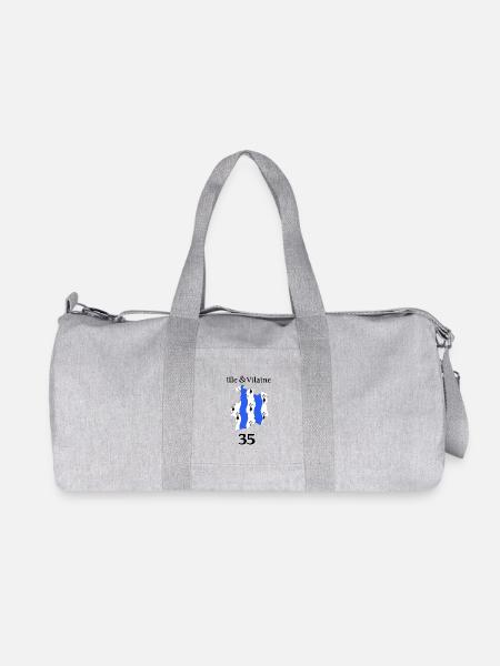 Ille et vilaine - Sac de sport en toile recyclée Stanley/Stella - gris chiné