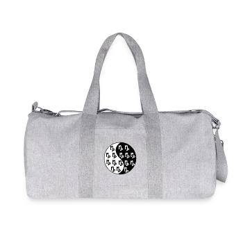 Capricorn Astronomy Horoscope Superstition Galaxy - Recycled Canvas Sports Bag by Stanley/Stella - heather grey - Front