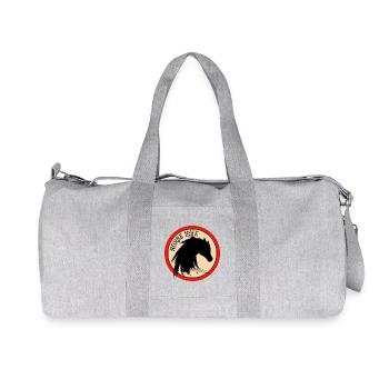riding horse hobby sport horse love crest mane b - Recycled Canvas Sports Bag by Stanley/Stella - heather grey - Front