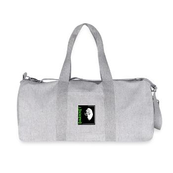Darknet - Recycelte Canvas-Sporttasche von Stanley/Stella - Grau meliert - Vorne