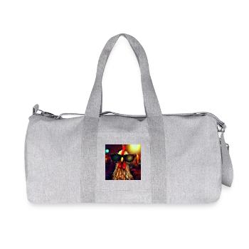 Fancy Chicken I - Recycelte Canvas-Sporttasche von Stanley/Stella - Grau meliert - Vorne