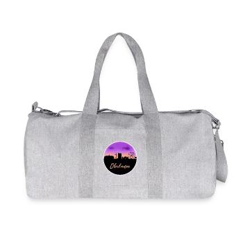 Oberhausen Skyline Fine line - Sac de sport en toile recyclée Stanley/Stella - gris chiné - Devant
