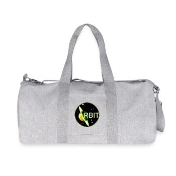 Saturn Orbit Planet space Umlaufbahn 70s Universum - Recycelte Canvas-Sporttasche von Stanley/Stella - Grau meliert - Vorne