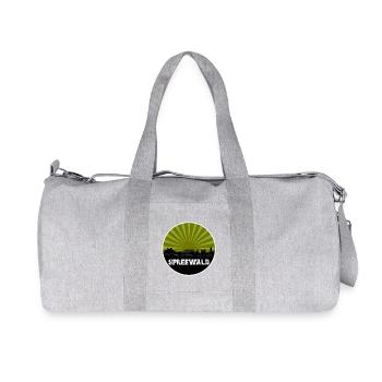Spreewald Retro Skyline - Recycelte Canvas-Sporttasche von Stanley/Stella - Grau meliert - Vorne