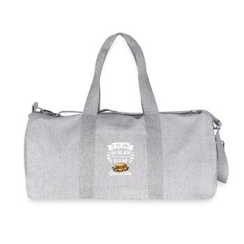 Si tu penses que je suis cool maintenant - Sac de sport en toile recyclée Stanley/Stella - gris chiné - Devant