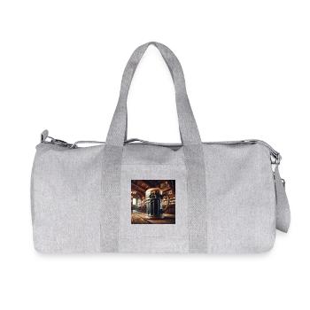 Beleibt - Recycelte Canvas-Sporttasche von Stanley/Stella - Grau meliert - Vorne