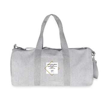 Mauvaise humeur - Sac de sport en toile recyclée Stanley/Stella - gris chiné - Devant