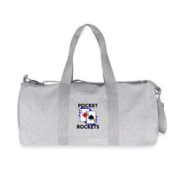 Jeux de casino Poker Jeu de cartes Déclaration Jackpot - Sac de sport en toile recyclée Stanley/Stella - gris chiné - Devant
