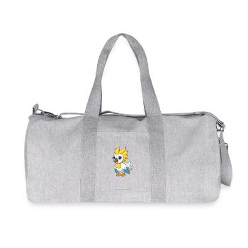 Cacatoès Mascotte Mignonne Personnage De Dessin Animé Kawaii - Sac de sport en toile recyclée Stanley/Stella - gris chiné - Devant
