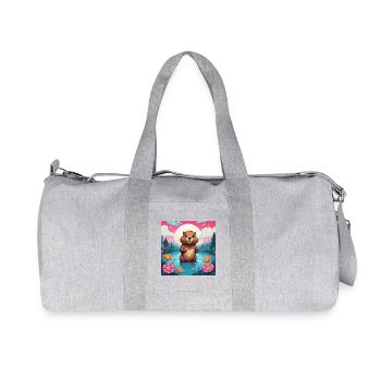 Bieber am See - Recycled Canvas Sports Bag by Stanley/Stella - heather grey - Front