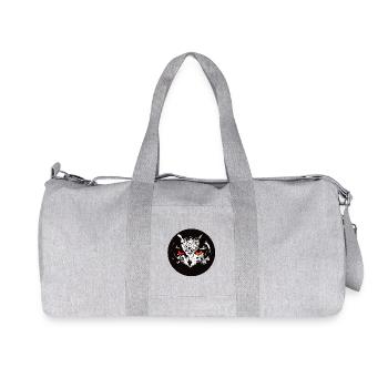 Eagle owl scary - Recycled Canvas Sports Bag by Stanley/Stella - heather grey - Front