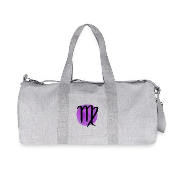Signe du zodiaque Vierge - Sac de sport en toile recyclée Stanley/Stella - gris chiné - Devant