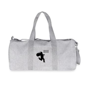 Le Père Noël ne peut pas être en retard - Sac de sport en toile recyclée Stanley/Stella - gris chiné - Devant