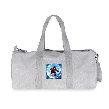 Singe de ski - Sac de sport en toile recyclée Stanley/Stella - gris chiné - Devant