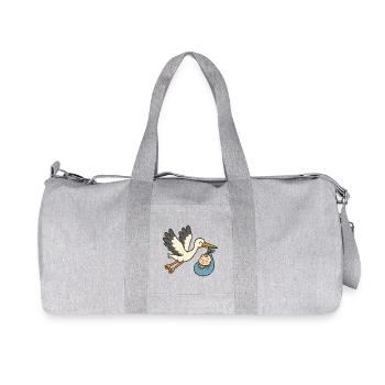 Arrivée paisible - Sac de sport en toile recyclée Stanley/Stella - gris chiné - Devant