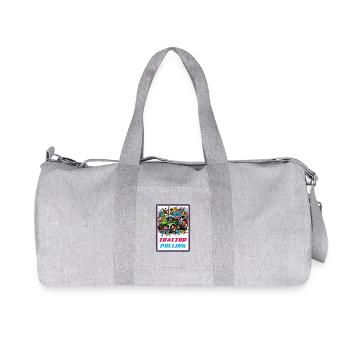 Tractor Pulling Power - Recycled Canvas Sports Bag by Stanley/Stella - heather grey - Front