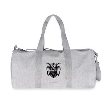 Shadow Menpō Mask Design - Recycled Canvas Sports Bag by Stanley/Stella - heather grey - Front