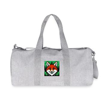 Renard - Sac de sport en toile recyclée Stanley/Stella - gris chiné - Devant