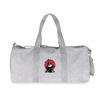 Heavy Metal Gartenzwerg - Recycelte Canvas-Sporttasche von Stanley/Stella - Grau meliert - Vorne