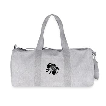 Afrique - Conception de souvenirs - Sac de sport en toile recyclée Stanley/Stella - gris chiné - Devant