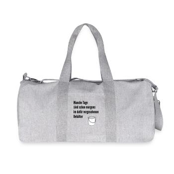 Une journée dans le seau - Sac de sport en toile recyclée Stanley/Stella - gris chiné - Devant