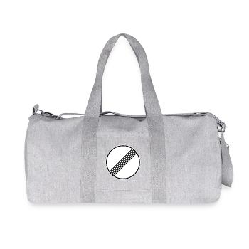 No speed limit, unlimited speed, free ride - Recycled Canvas Sports Bag by Stanley/Stella - heather grey - Front